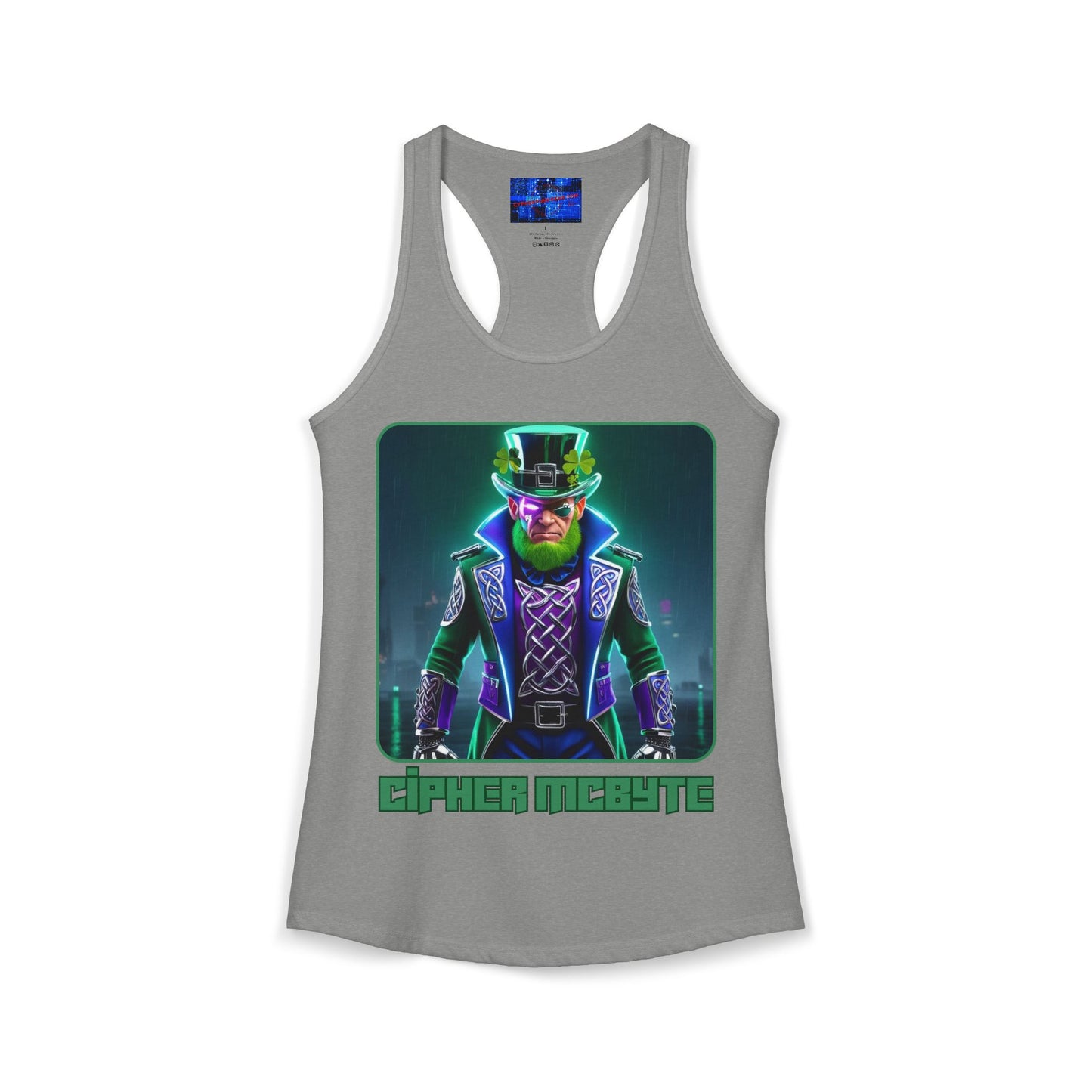 Cipher McByte Women's Racerback Tank Top by cypherpunkgear.com