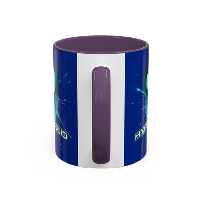 HYPE Drip Blue Accent Mug by cypherpunkgear.com