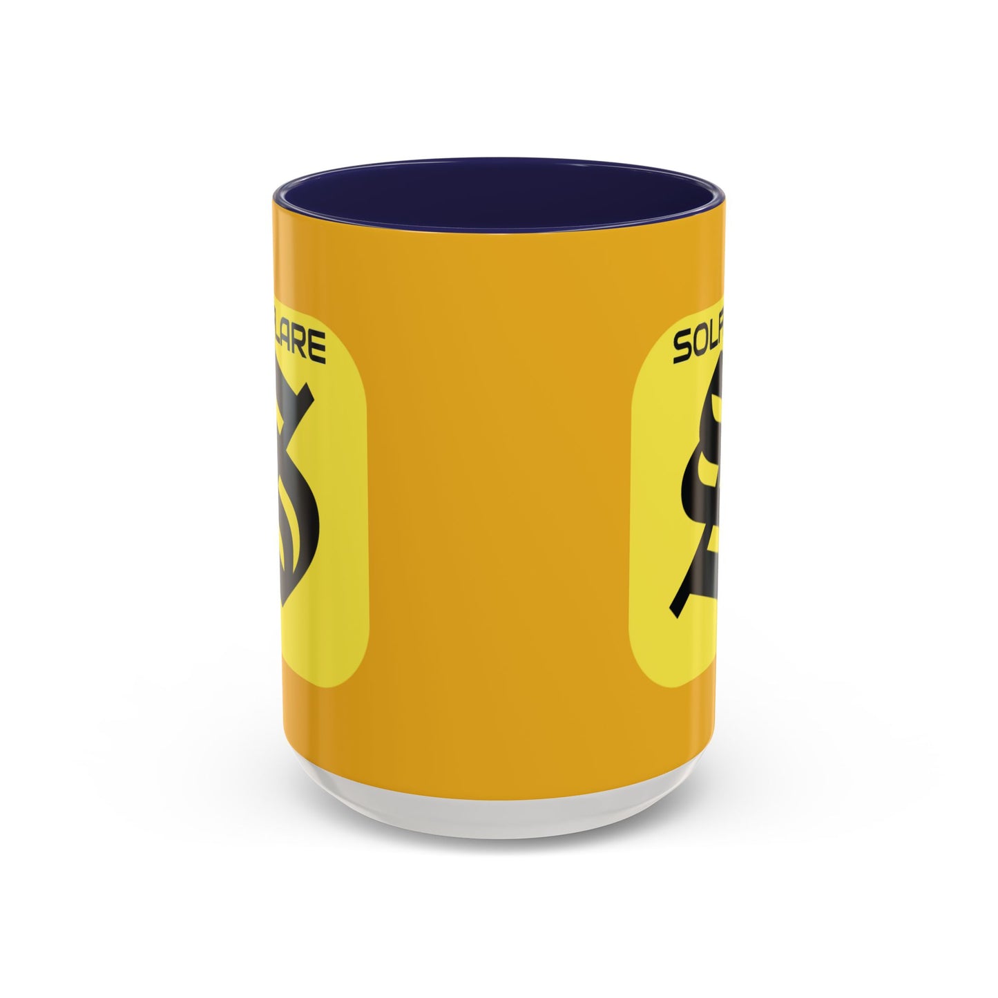 SolflareLogo Yellow Accent Mug by cypherpunkgear.com