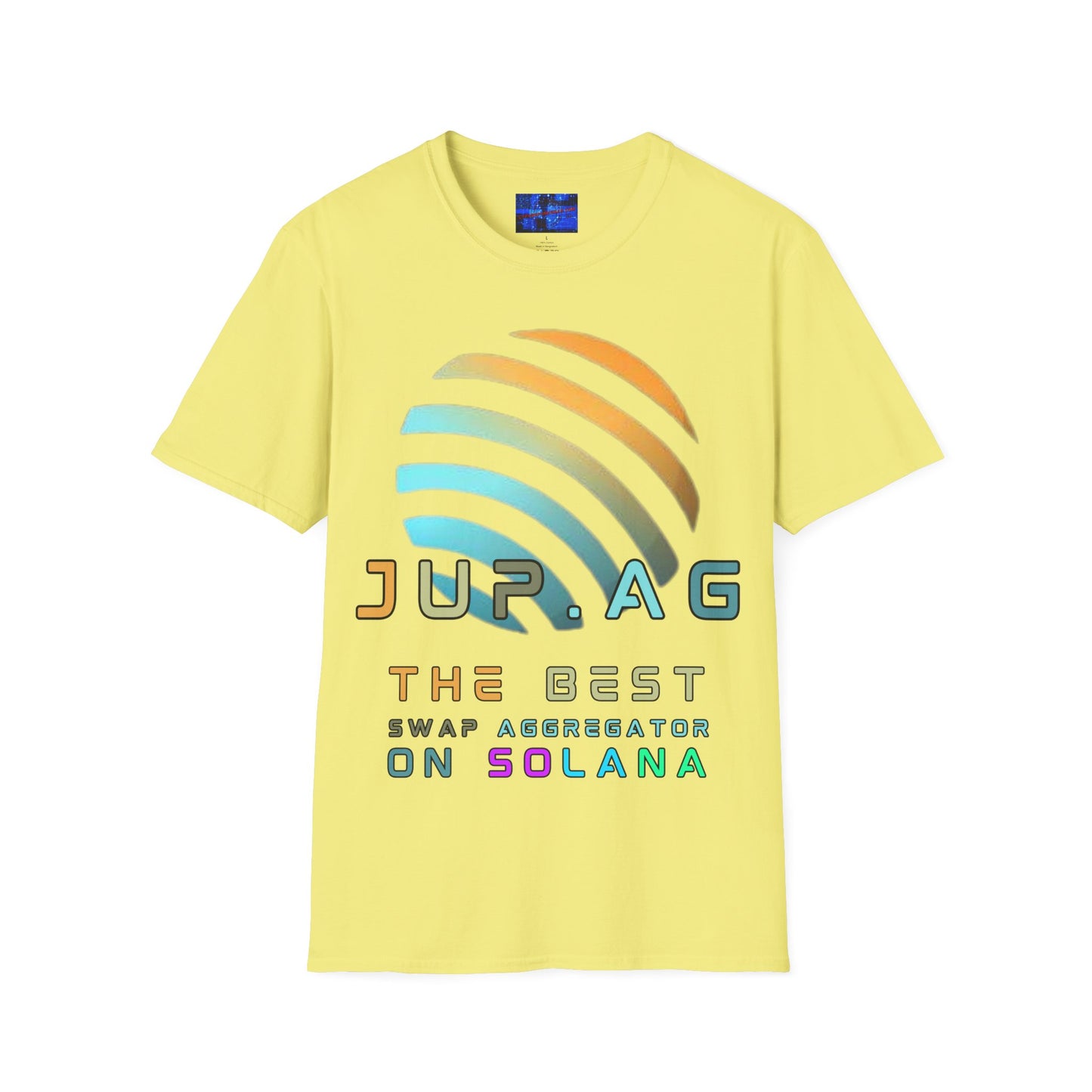 Jupiter (JUP) the best aggregator on Solana Light colors Unisex T-Shirt by cypherpunkgear.com