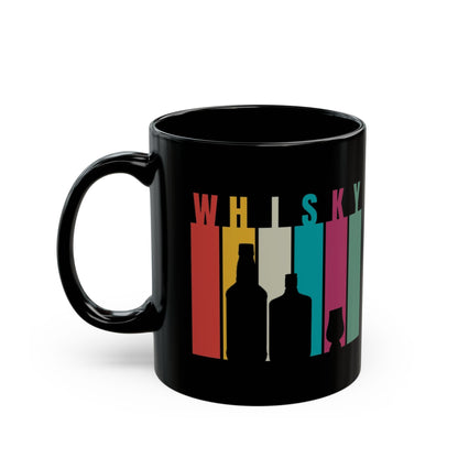 Whisky spelled without an 'e' Black Mug by cypherpunkgear.com