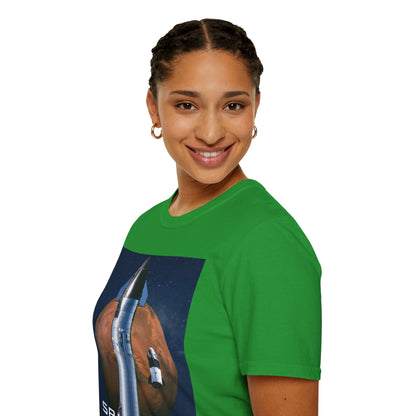 SpaceX Mars Unisex T-Shirt by cypherpunkgear.com