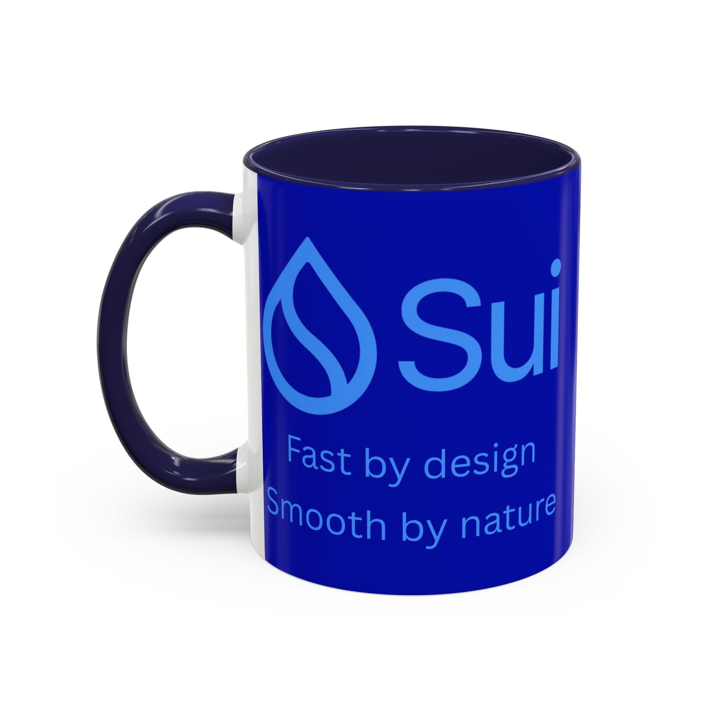 SUI Dark Blue Accent Mug by cypherpunkgear.com