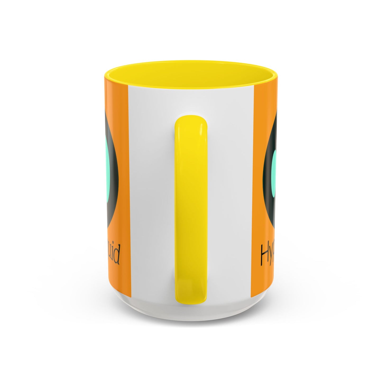 Hyperliquid Black font Orange Accent Mug by cypherpunkgear.com