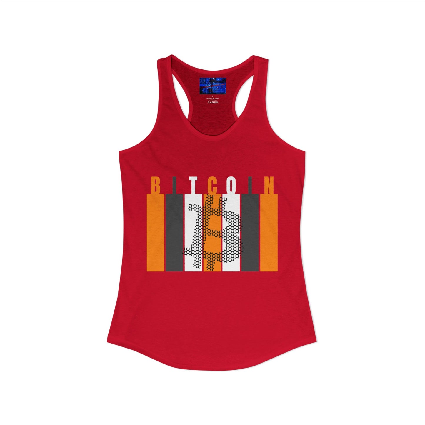 ¡Libertad de Bitcoin por cypherpunkgear! Camiseta sin mangas ideal con espalda cruzada para mujer