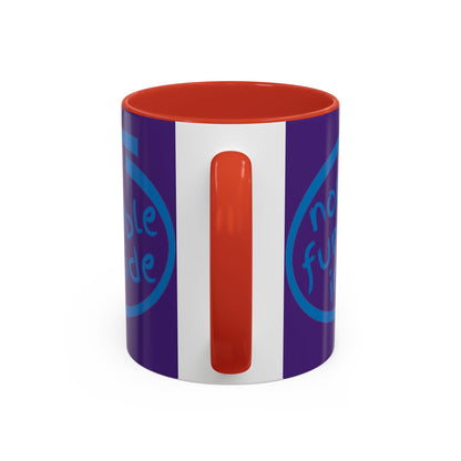 Non-Fungible Inside Purple Accent Mug by cypherpunkgear.com