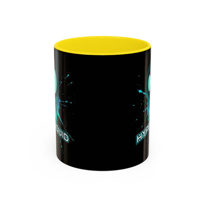 HYPE Drip Black Accent Mug by cypherpunkgear.com