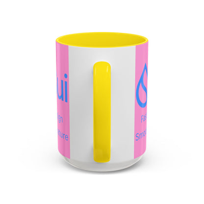 SUI Pink Accent Mug by cypherpunkgear.com