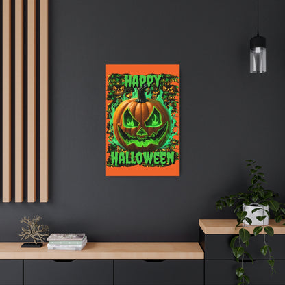 Happy Halloween Green Jack Metal Art Sign by CreepyCrafts.boo