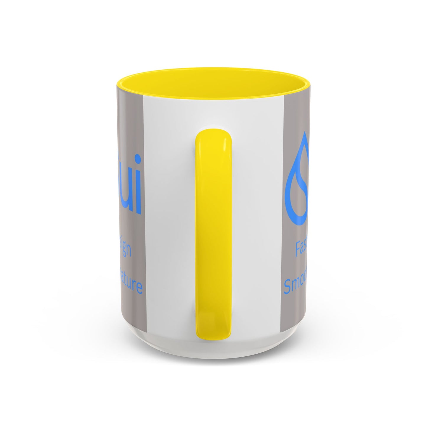 SUI Grey Accent Mug by cypherpunkgear.com