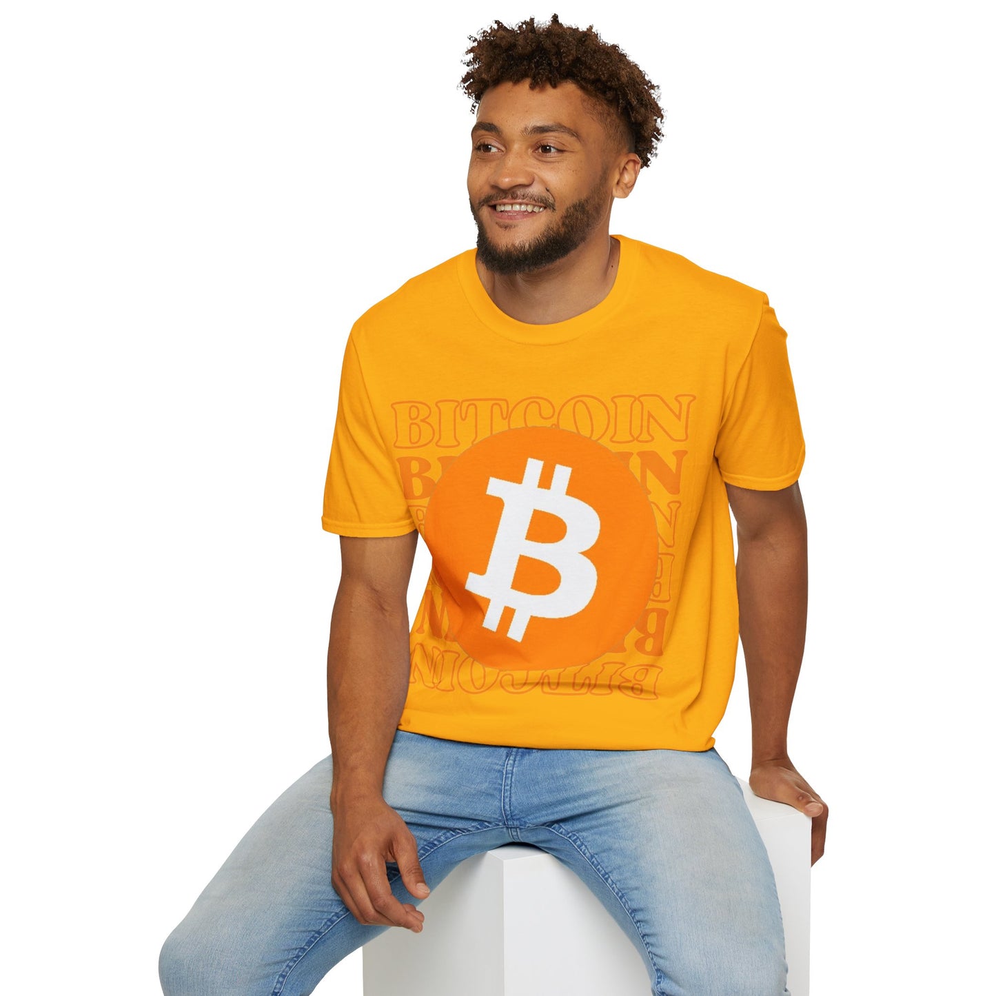 Bitcoin Bitcoin Bitcoin (BTC) LTcolors Unisex T-Shirt by cypherpunkgear