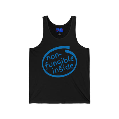 Non-Fungible Inside Unisex Jersey Tank Top by cypherpunkgear.com