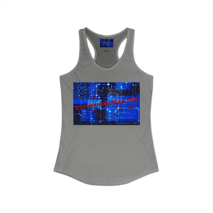 Cypherpunkgear.com logo Women's Racerback Tank Top by cypherpunkgear.com