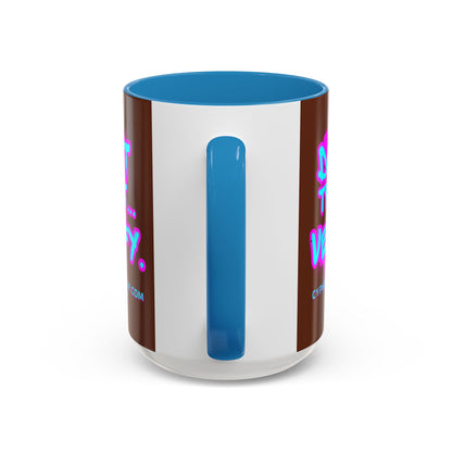 Don't Trust...Verify. Brown Accent Mug by cypherpunkgear.com