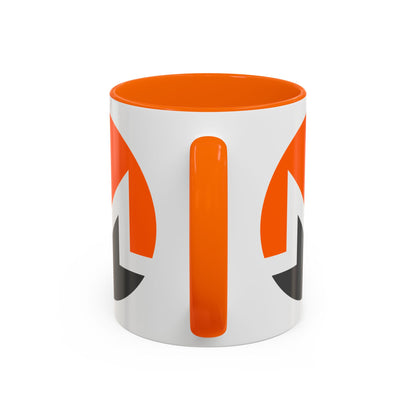 Monero (XMR) White Accent Mug by cypherpunkgear.com