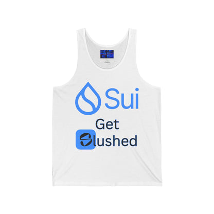 Sui: Get Slushed Unisex Jersey Tank Top by cypherpunkgear.com