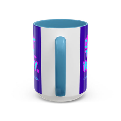 Don't Trust...Verify. Dark Purple Accent Mug by cypherpunkgear.com