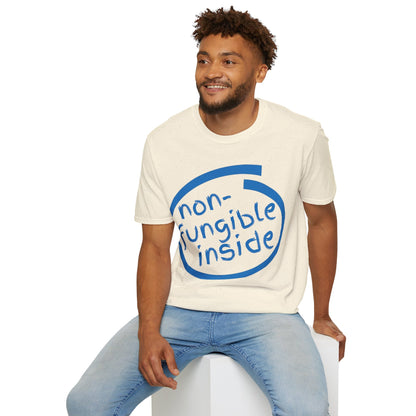 Non-Fungible Inside Light colors Unisex T-Shirt by cypherpunkgear.com