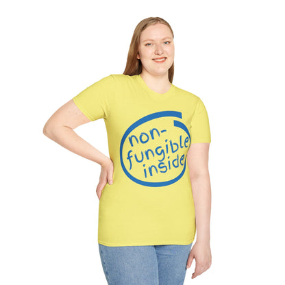 Non-Fungible Inside Light colors Unisex T-Shirt by cypherpunkgear.com