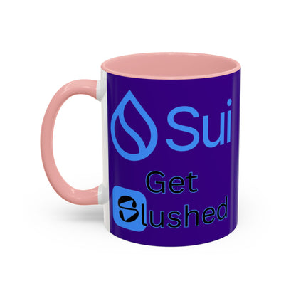 Sui: Get Slushed Purple Accent Mug by cypherpunkgear.com