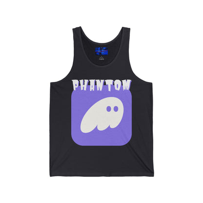 Phantom Hot Wallet Unisex Jersey Tank Top by cypherpunkgear.com