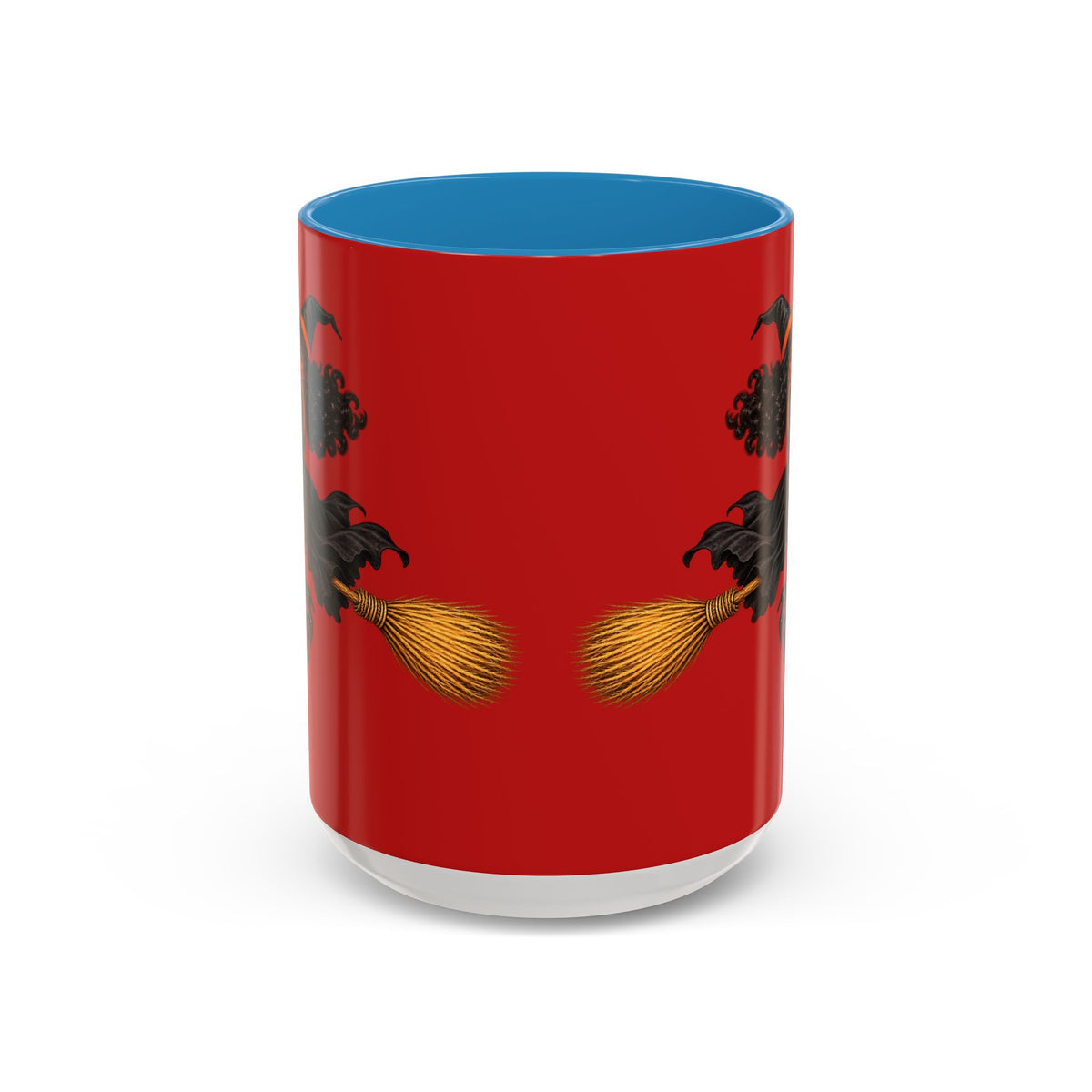 Velvet Vex Red Accent Mug by CreepyCrafts.boo