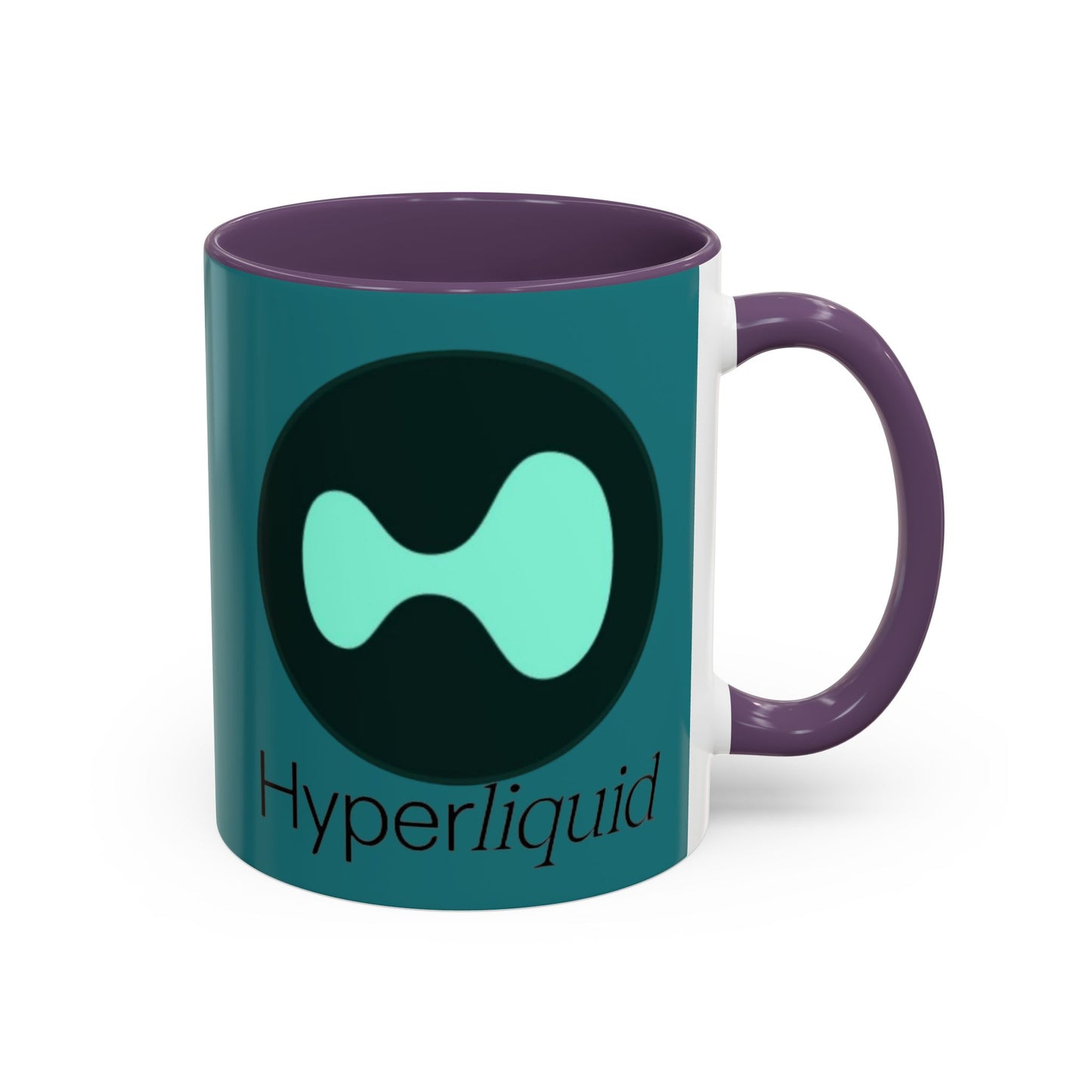 Hyperliquid Black font Hyperliquid Accent Mug by cypherpunkgear.com