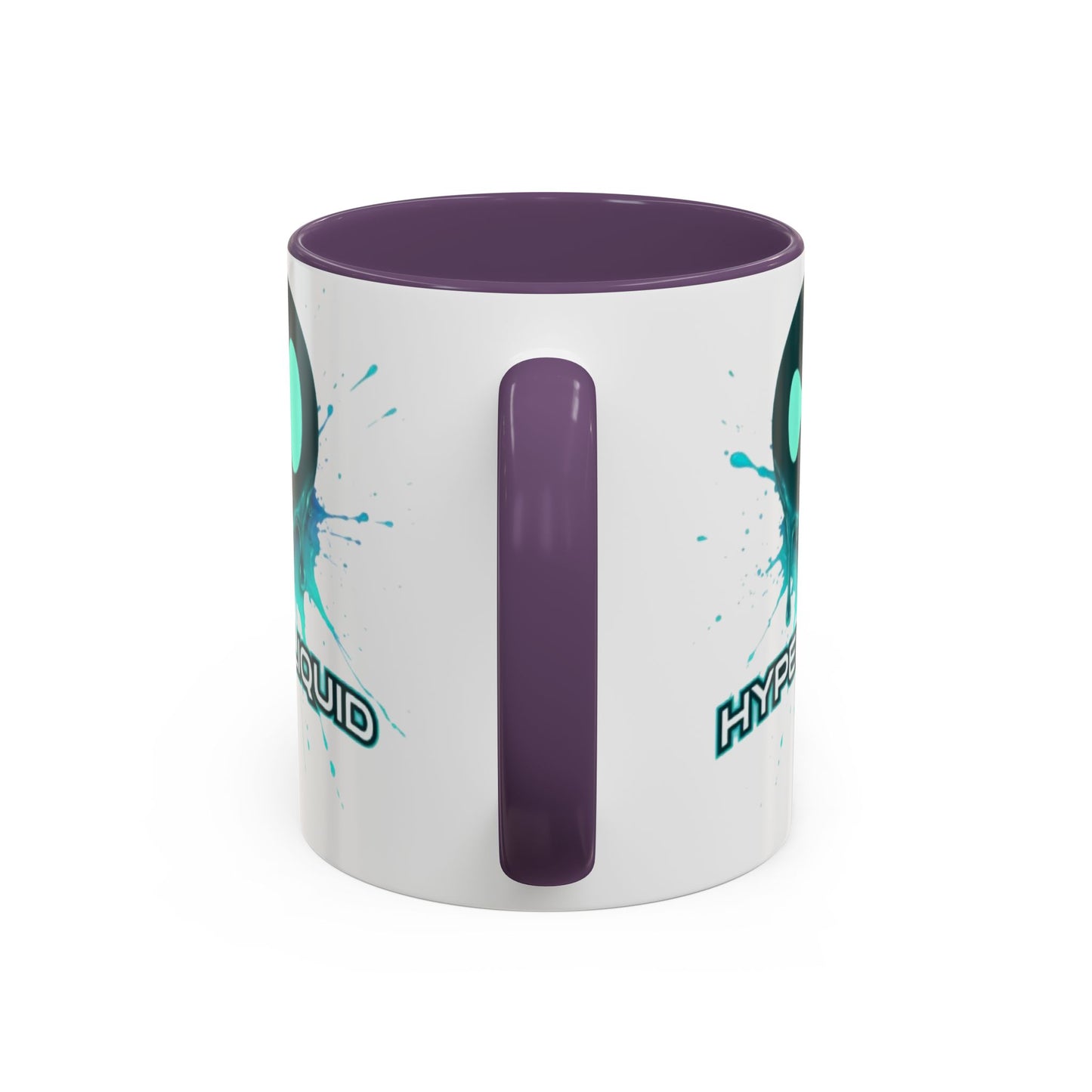HYPE Drip White Accent Mug by cypherpunkgear.com