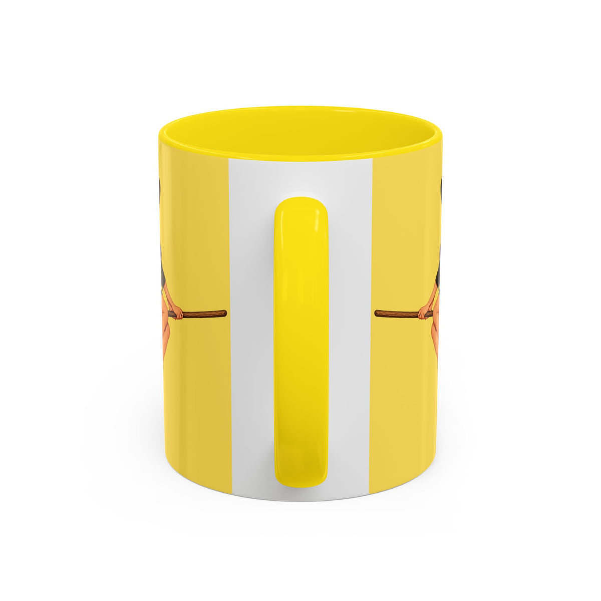 Hazel Hex Yellow Accent Mug by CreepyCrafts.boo