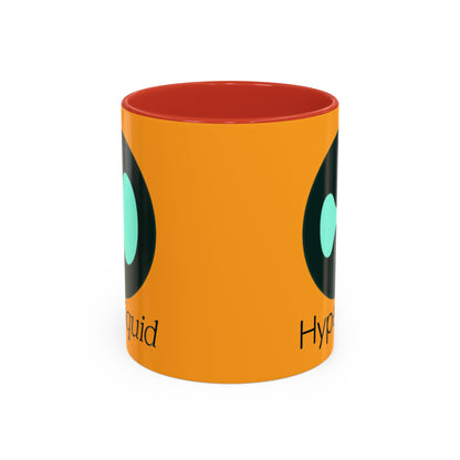 Hyperliquid Black font Orange Accent Mug by cypherpunkgear.com
