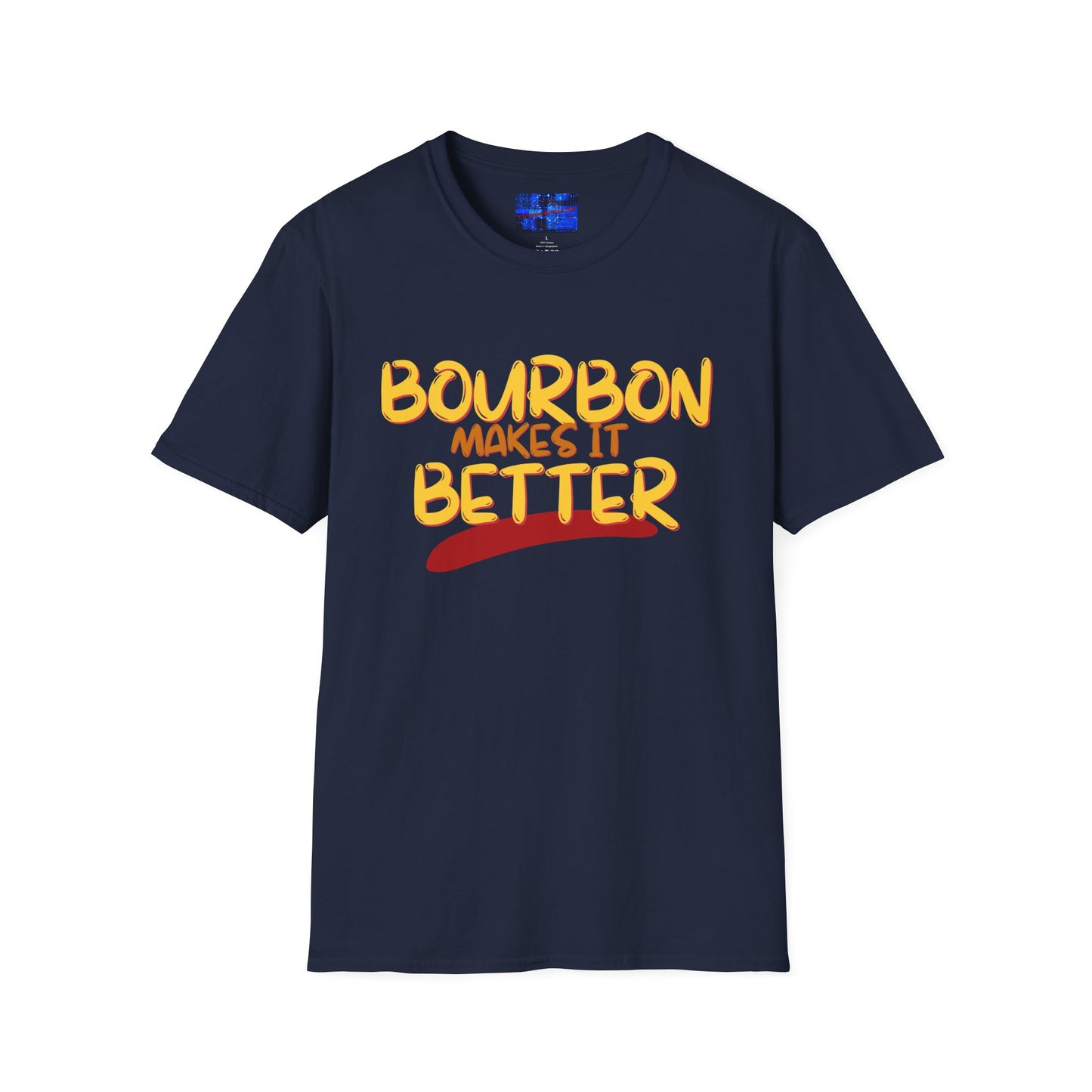 ¡Bourbon lo mejora con cypherpunkgear! Camiseta unisex de estilo suave