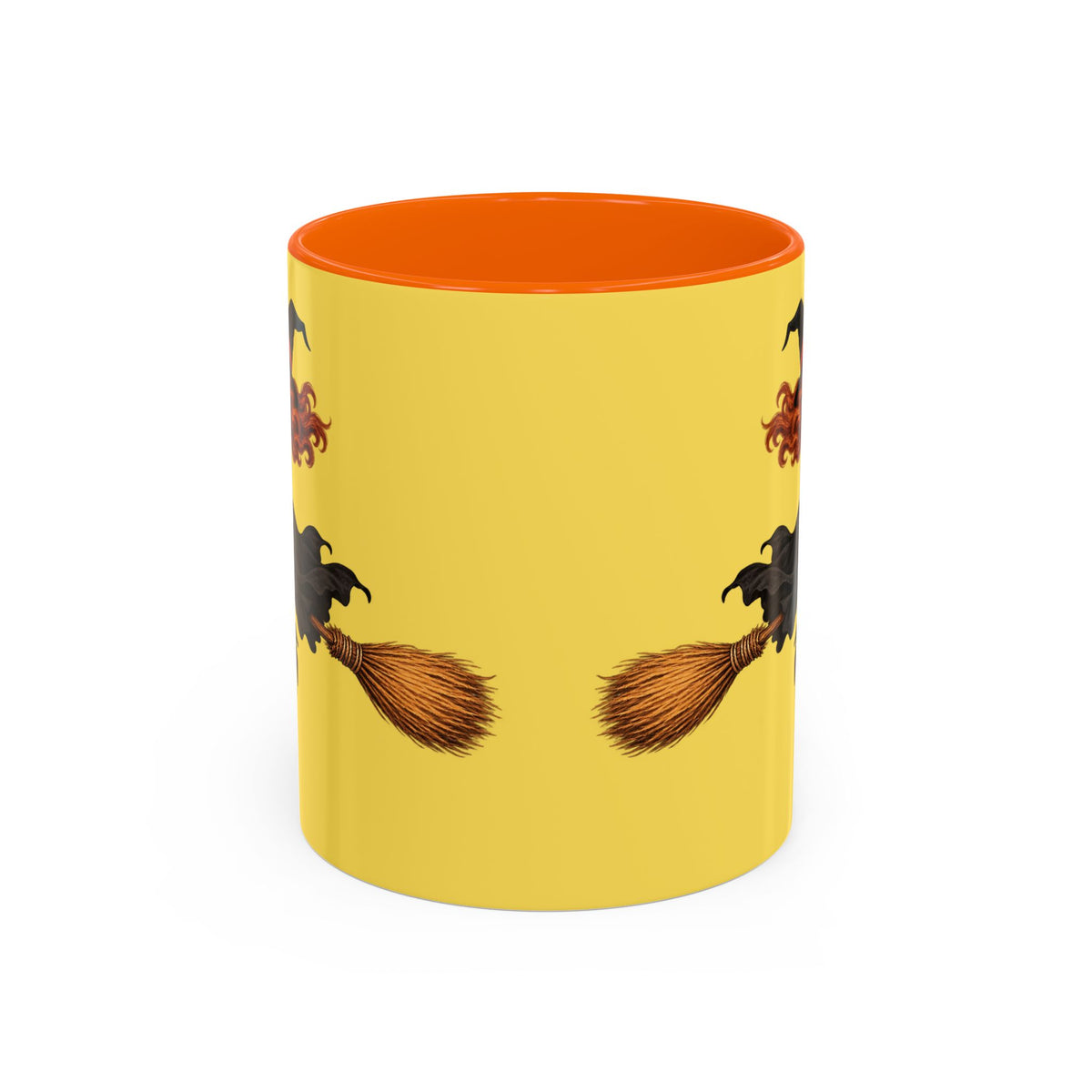 Hazel Hex Yellow Accent Mug by CreepyCrafts.boo