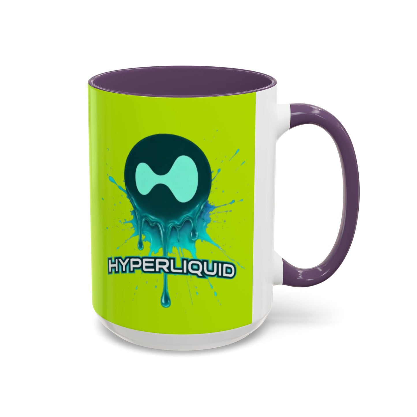 HYPE Drip Yellow Accent Mug by cypherpunkgear.com