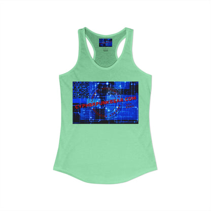 Cypherpunkgear.com logo Women's Racerback Tank Top by cypherpunkgear.com
