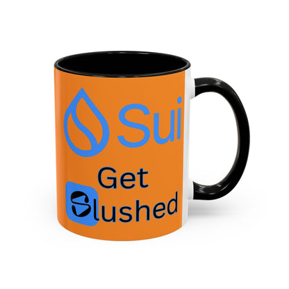 Sui: Get Slushed Orange Accent Mug by cypherpunkgear.com