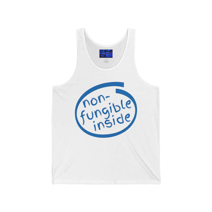 Non-Fungible Inside Unisex Jersey Tank Top by cypherpunkgear.com