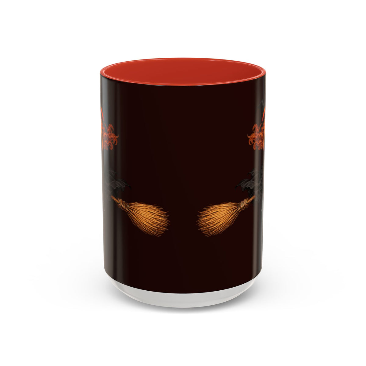 Hazel Hex Brown Accent Mug by CreepyCrafts.boo