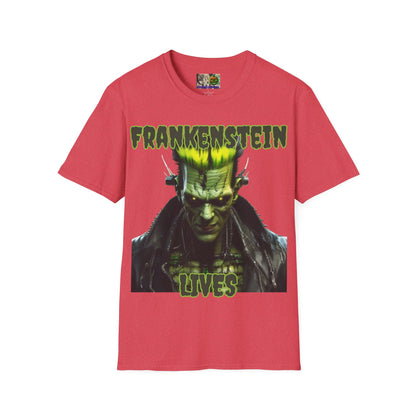 Frankenstein Lives Light colors Unisex T-Shirt by CreepyCrafts.boo
