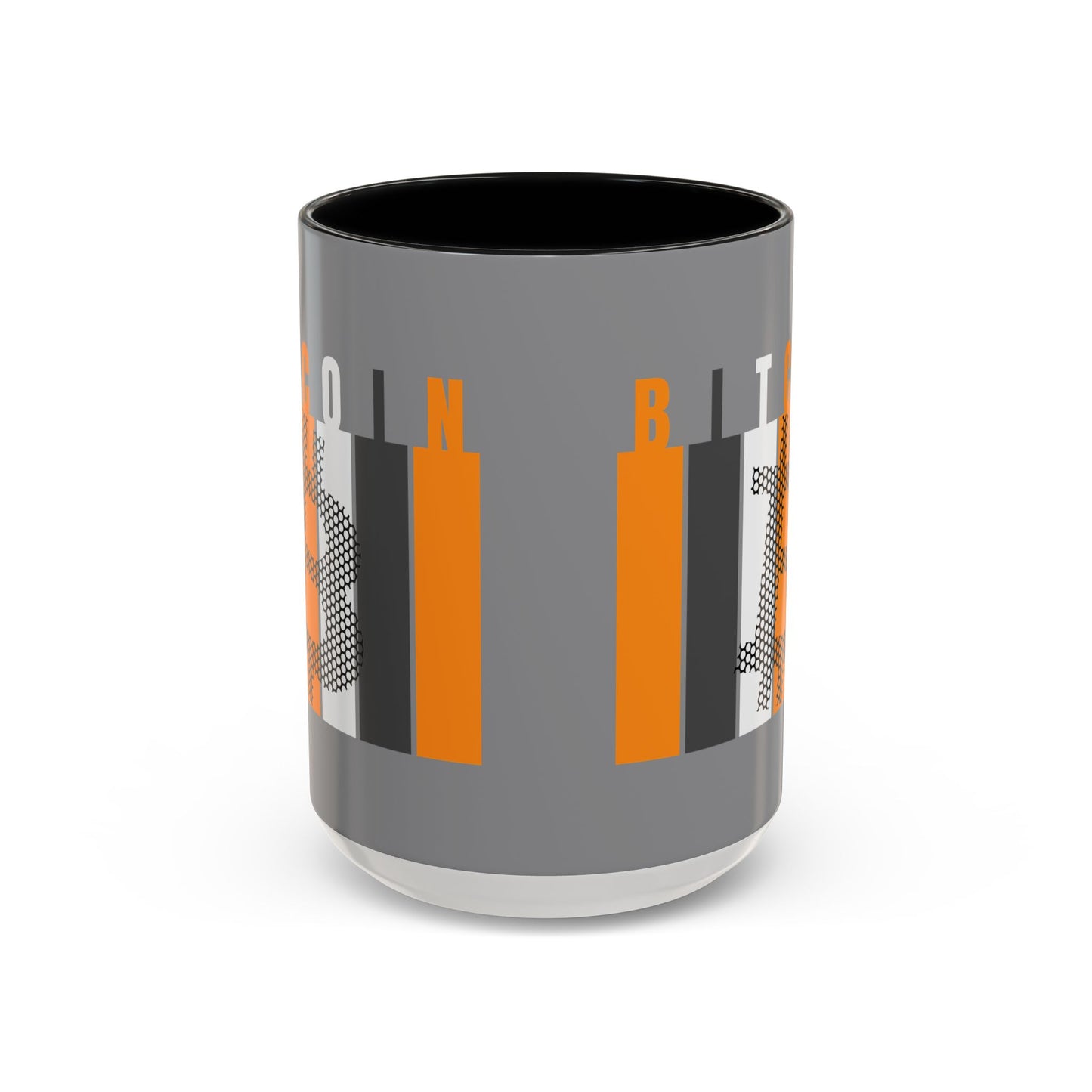 Bitcoin (BTC) Freedom Accent Mug by cypherpunkgear.com