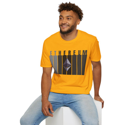 Ethereum (ETH) Light colors Unisex T-Shirt by cypherpunkgear.com