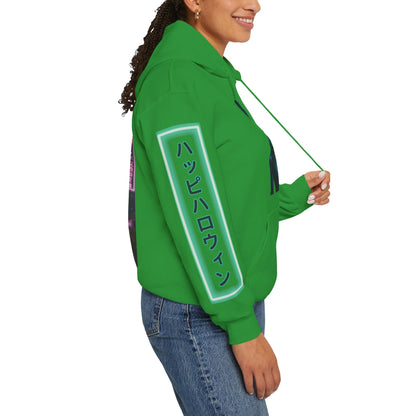 Neon Bride of Frankenstein Hoodie Unisex Hooded Sweatshirt by CreepyCrafts.boo