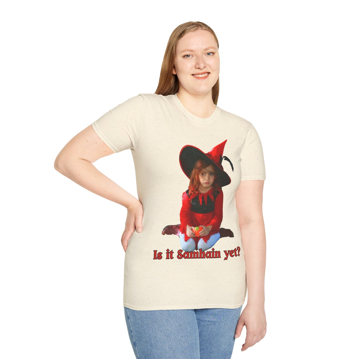 Is it Samhain yet? Light colors Unisex T-Shirt by CreepyCrafts.boo