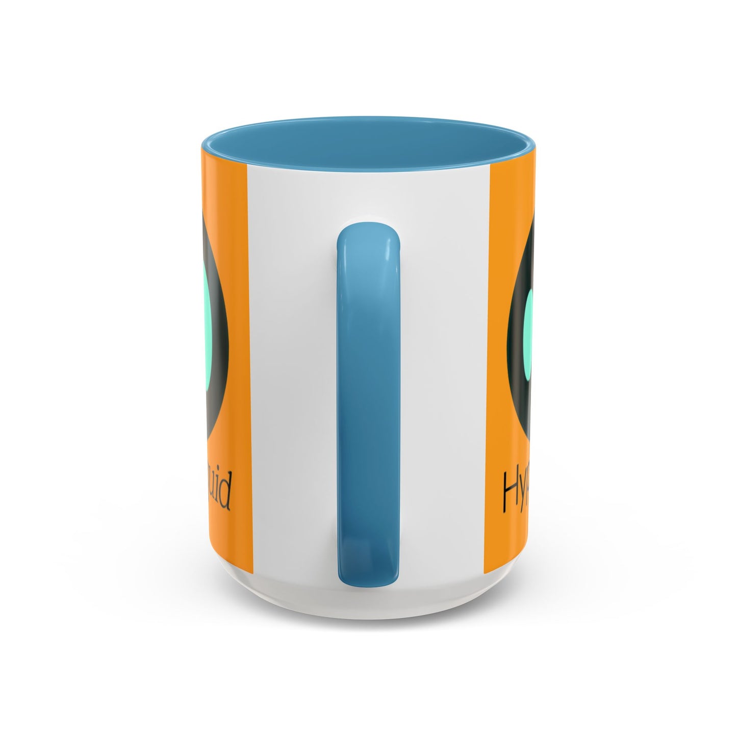 Hyperliquid Black font Orange Accent Mug by cypherpunkgear.com