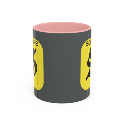 SolflareLogo Grey Accent Mug by cypherpunkgear.com