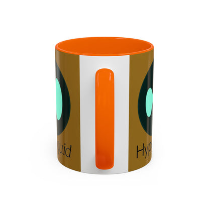 Hyperliquid Black font Brown Accent Mug by cypherpunkgear.com