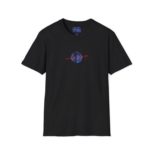 2-sided, cypherpunkgear.com logo Dark colors Unisex T-Shirt by cypherpunkgear.com