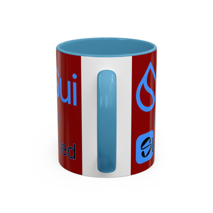 Sui: Get Slushed Red Accent Mug by cypherpunkgear.com