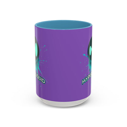 HYPE Drip Light Purple Accent Mug by cypherpunkgear.com