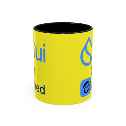 Sui: Get Slushed Yellow Accent Mug by cypherpunkgear.com