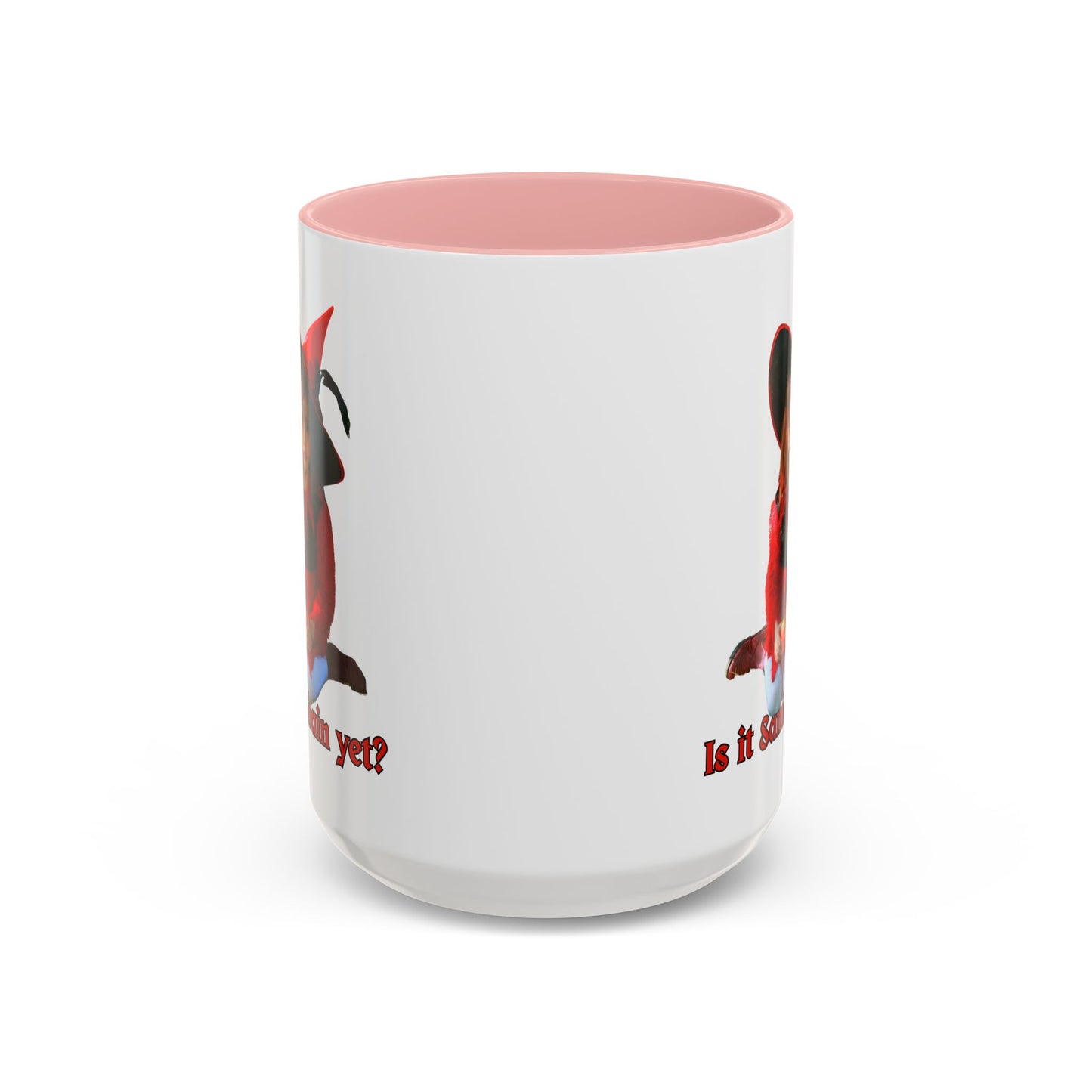 Is it Samhain yet? White Accent Mug by CreepyCrafts.boo